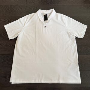 adidas Ultimate365 Twistknit Piqué White Polo Shirt Men's XL